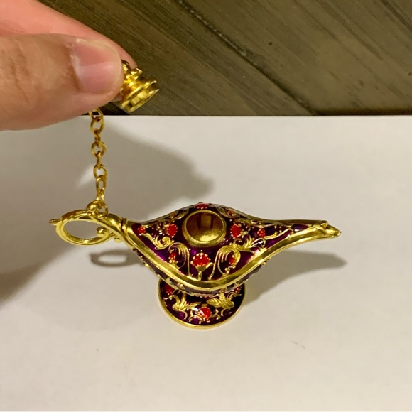 Gold And Purple Mini Genie Lamp #2 - Picture 7 of 9